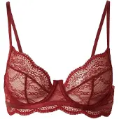 Hunkemoller Rintaliivi 'ISABELLE' karmiininpunaine