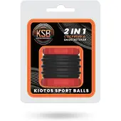 Vuxen KSB 2in1 Silicone Cockring & Stretcher Black