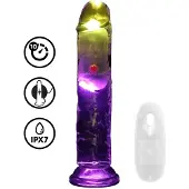 Realrock - vibraattori LED-valolla - 15 cm