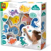 SES Creative Vaahtokylpyfiguurit - Dinot - - OneSize - Kylpylelut