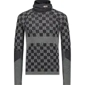 Mons Royale Ascender Merino Hooded Kerrastopaita dried sage / black Koko L