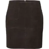 Kaffe Karachel Suede Skirt - Brown - 44