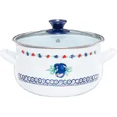 Hobby Hall Emaloitu kattila kannella, 2 l