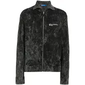 Karl lagerfeld JEANS Neuletakki vaaleanharmaa / musta