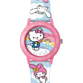 Peers Hardy HELLO KITTY Analoginen rannekello silikonirannekkeella