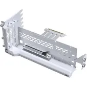 Phanteks Riser PCIe 5.0 16X Premium Gen5 avec support vertical et nappe 22cm (Blanc) (PH-PGPUKT5.0_DWT01)