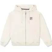 FILA Lagrio Loose Zip Hoodie - Cream - M