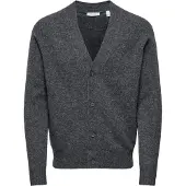 Only & Sons Onsray Reg Ls Cardigan Knit Frml - Grey - S