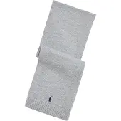 Ralph Lauren 2/30 Merino Wl Rws-Scarf-Ac-Scf - Grey - L/XL
