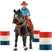Schleich Lehmityttö ja tynnyrikisa