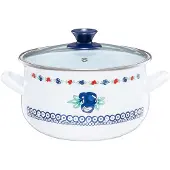 Emalia Olkusz Emaloitu kattila kannella Kalina 20 cm 3,8 l