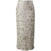 MSCH Copenhagen Mschmagnolia Hw Skirt Emb - Silver - M