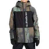 Quiksilver Side Hit Block Kids Takki bloomfade dark ivy Koko T10