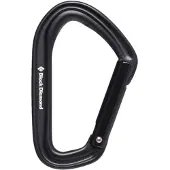 Black Diamond HotForge Straight Gate Carabiner Black One Size