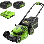 Greenworks Akkukäyttöinen ruohonleikkuri itsevetävä MO48L424-01;2x24 V; 2x4,0 Ah akku