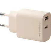 dbramante1928 seinälaturi USB-C 20W+USB-A 18W beige