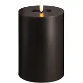 Moods & More LED pillar candle - Melted Charcoal - 99x150 mm