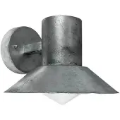 Dyberg Larsen Venice Outdoor Wall Lamp Galvanized - Silver - 15X20X20