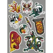 Poromagia Roxanne tarra sticker BUNDLE 4 for 10Â