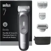 Braun Body Groomer Series 7 BG7550 -vartalotrimmeri, harmaa