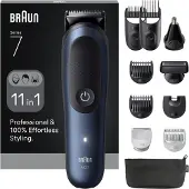Braun AIO7540, musta, sininen, 0,5 mm, 2,1 cm, universaali, akku, 120 min.