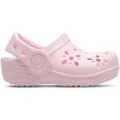 Crocs Classic Floral Cut Out Clog T - Pink - 23/24