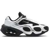 Nike Matalavartiset tennarit 'AIR MAX MUSE' musta / hopea