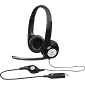 Logitech H390 - Kuulokkeet - korvalla - kaapeli - USB - Musta