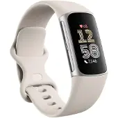 Fitbit Charge 6 Porcelain / (GA05185-EU) GPS Silver Smartwatch