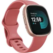 Fitbit Versa 4 28mm -älykello, pink sand