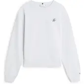 Tommy Hilfiger Th Script Reg Terry Swtshrt - Blue - M
