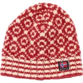 Devold Svalbard Wool Beanie Hindberry/offwhite Pipot 58