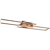 TRIO Twister LED kattovalaisin 2700-6000K 30W 90cm kahvinruskea