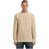 G-Star Chunky Knit Pullover - Beige - Men