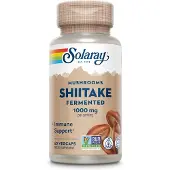 Solaray , Fermentoidut Shiitake Sienet, 1 000 mg, 60 VegCaps (500 mg per Pilleri)