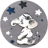 FLHF lasten matto Tinies Elephant 140x140 cm
