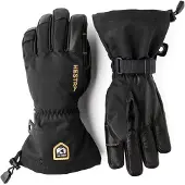 Hestra Army Leather Gore-Tex - 5 Finger Black/Black - 6