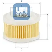 Ufi Ilmansuodatin 27.I54.00