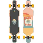 Long Island Longboards Soil 41.65"X9.95" Drop Complete uni Koko Uni