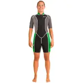 Abysstar Surf 2.5 Mm Naisten Lyhythihainen Shorty-märkäpuku Etuvetoketjulla