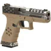 Aw Custom Vx0110 Hex-cut Metal Version Gbb Airsoft-pistooli