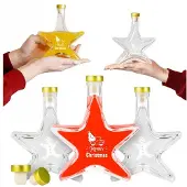 Hobby Hall 5x joulu "tähti" pulloa 200ml merkinnällä