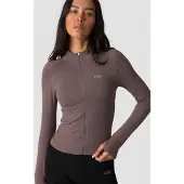 ICANIWILL Define Seamless Zip Long sleeve Dusty Brown