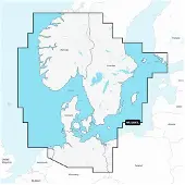 Garmin Naeu645l  etelä-skandinavian Ja Pohjois-saksan Navionics-merikartat + Micro Sd/sd-kortti