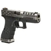 Aw Custom Vx0100 Hex-cut Metal Version Gbb Airsoft-pistooli
