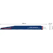 Bosch Puukkosahanterä Expert S1256XHM Puu/Metalli