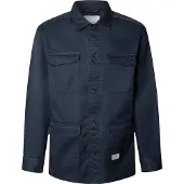 Pepe Jeans for man. PM3090822 Channon navy shirt (S), Casual, Cotton, Long sleeve