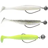Swimy Pompei Shad+cheburashka Rig Pehmeä Viehe 7g 100 Mm 20 Yksiköt