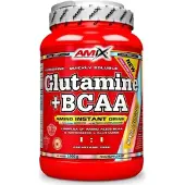 Amix Powder Glutamine Bcaa Palautusjuoma Sitruuna & Limetti 1000g