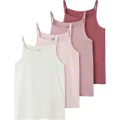 Name it Nkfstrap Top 4P Solid Noos - Pink - 104